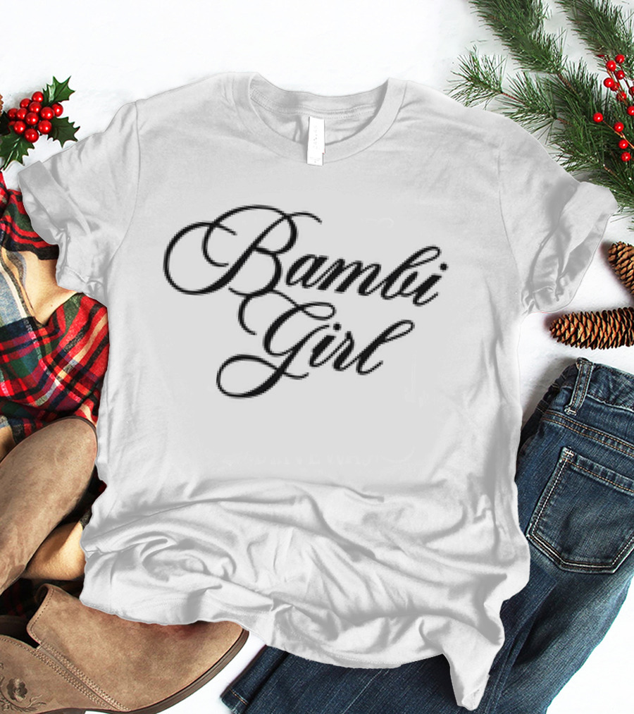 Bambi Girl Script T-Shirt