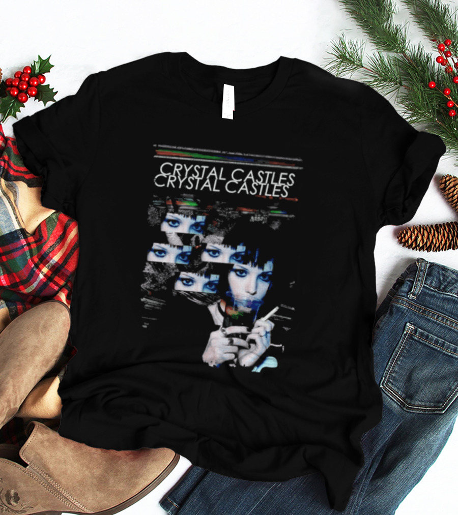 Crystal Castles Alice Glass Glitch T-Shirt
