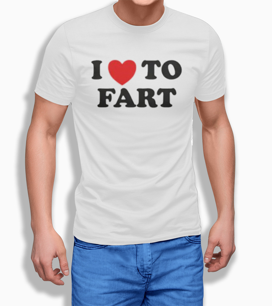 I Heart To Fart Joke Humor T-Shirt