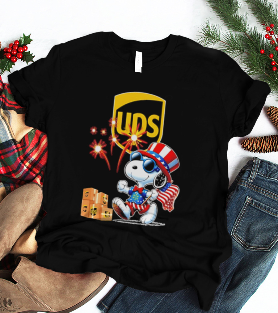 Snoopy UPS 250th Anniversary America 1776 2026 Celebration T-Shirt