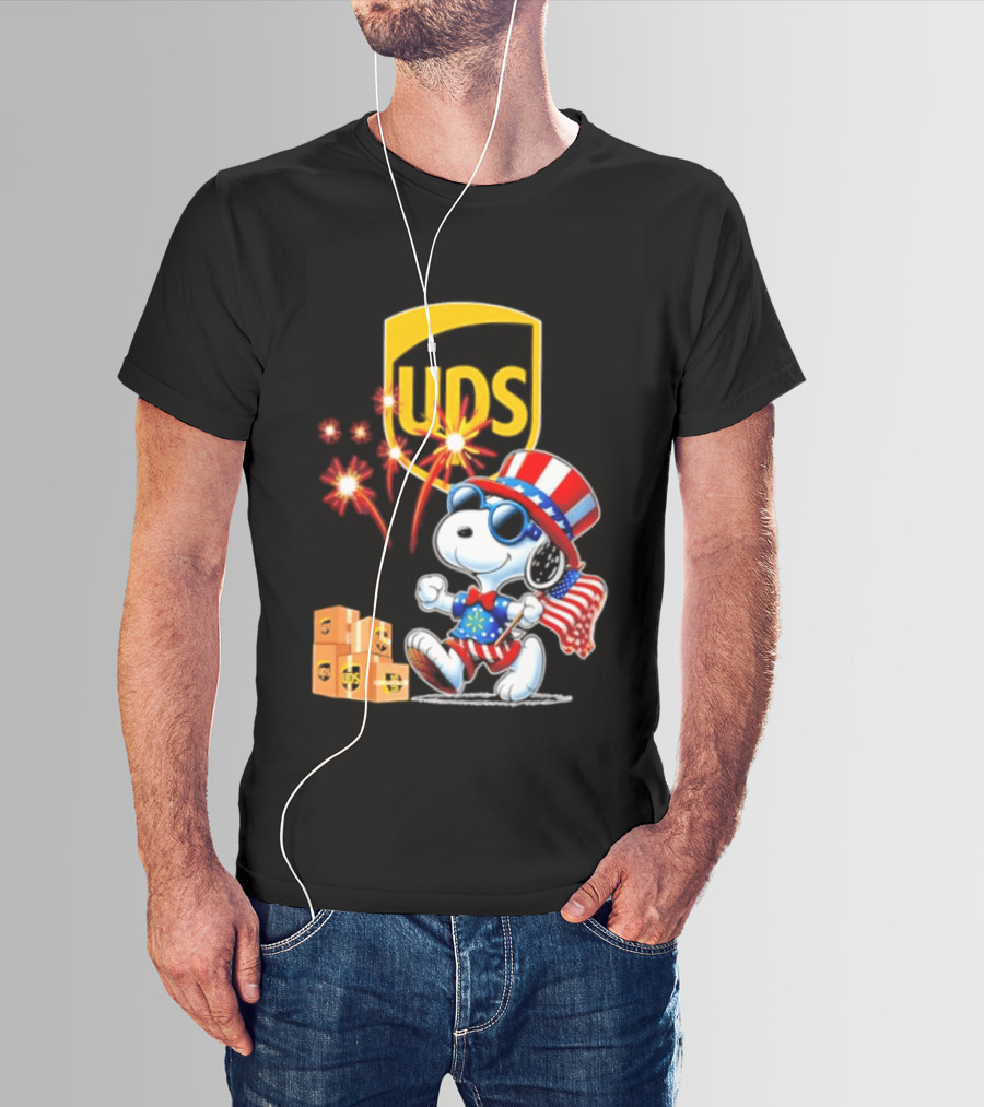 Snoopy UPS 250th Anniversary America 1776 2026 Celebration T-Shirt