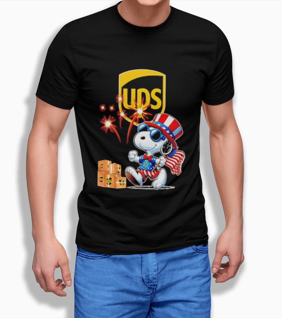 Snoopy UPS 250th Anniversary America 1776 2026 Celebration T-Shirt