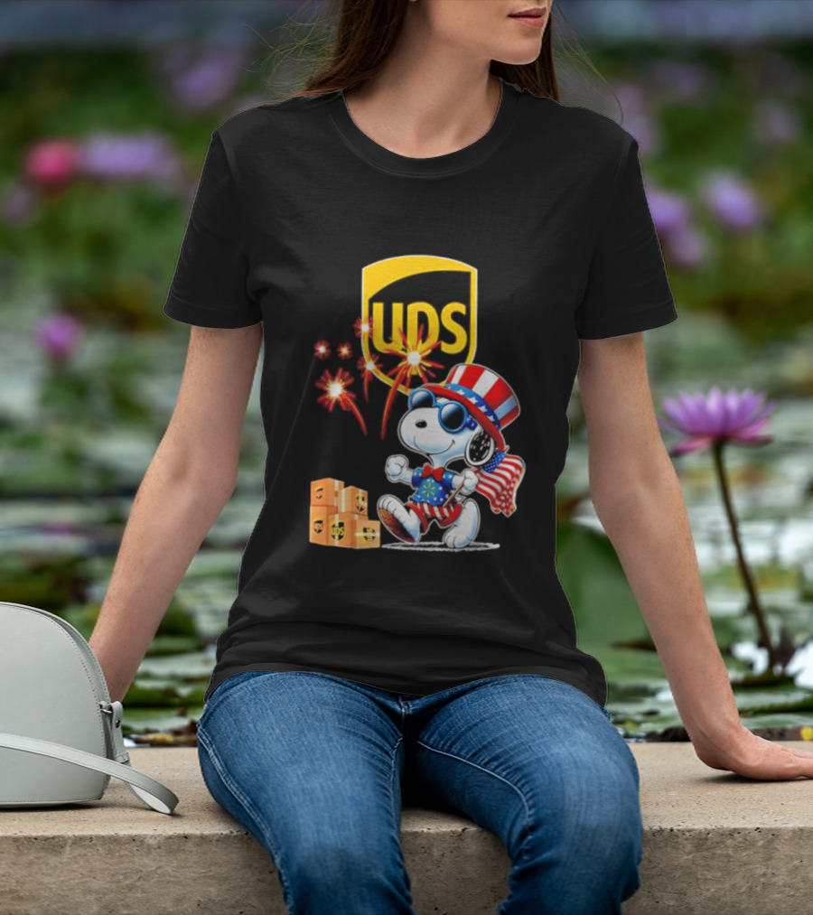 Snoopy UPS 250th Anniversary America 1776 2026 Celebration T-Shirt
