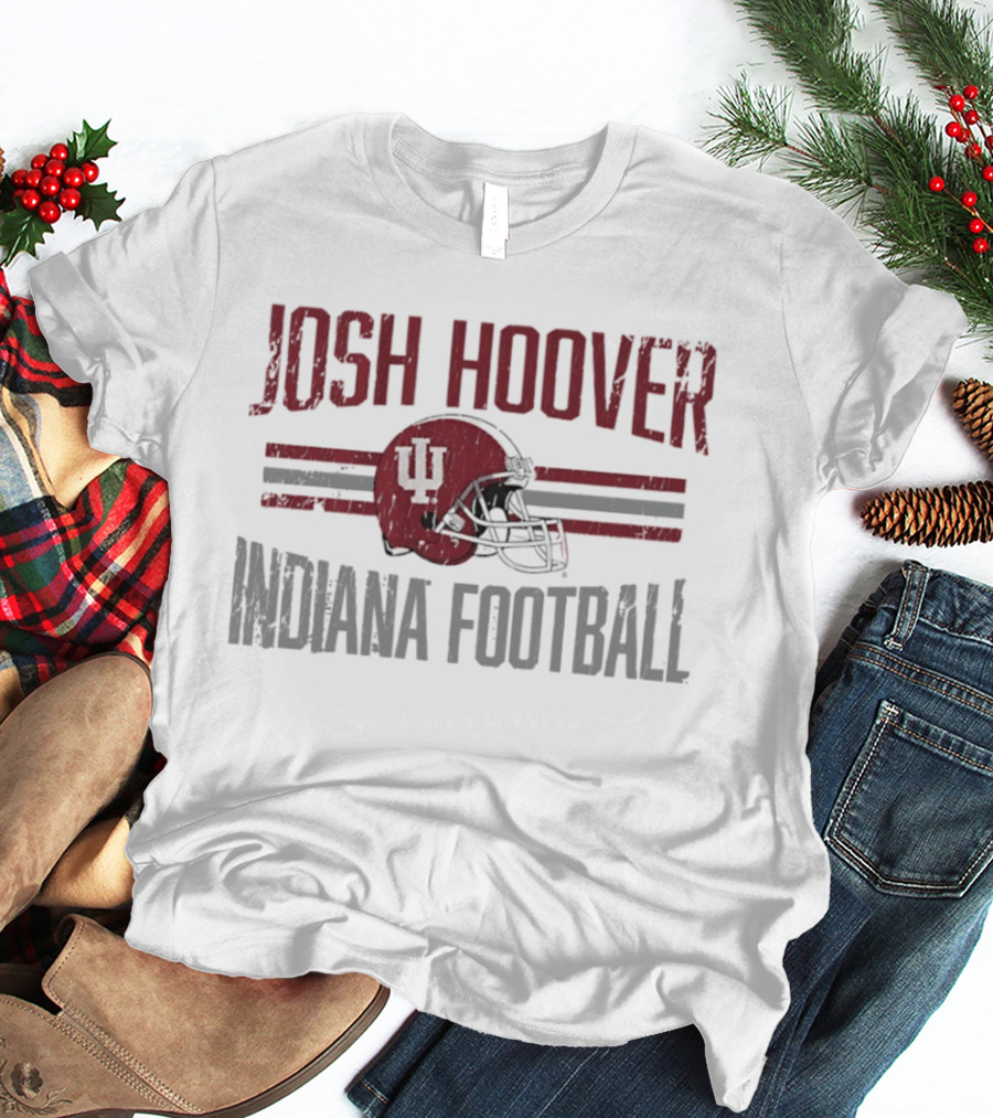 Josh Hoover Indiana Hoosiers Football NCAA Helmet Hero T-Shirt
