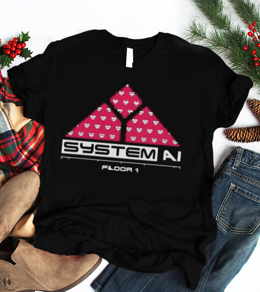System AI Floor 1 Triangular Heart T-Shirt