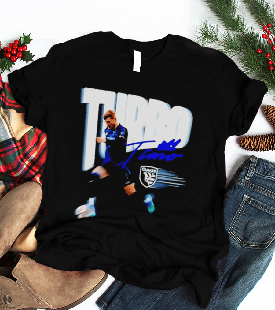 Turbo Timo San Jose Earthquakes Soccer Player Promotion T-Shirt