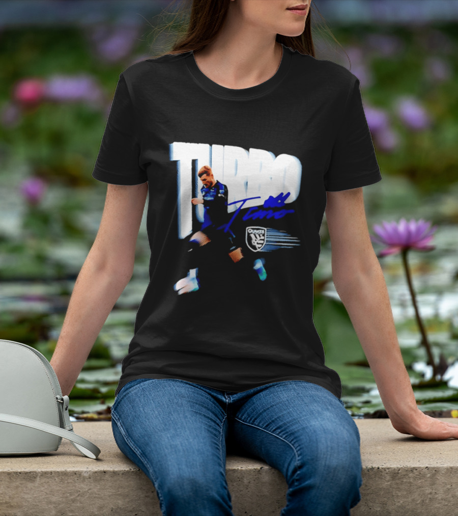 Turbo Timo San Jose Earthquakes Soccer Player Promotion T-Shirt
