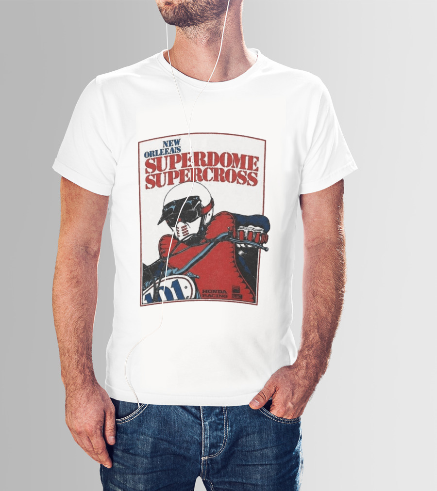 New Orleans Superdome Supercross Honda Racing 101 T-Shirt