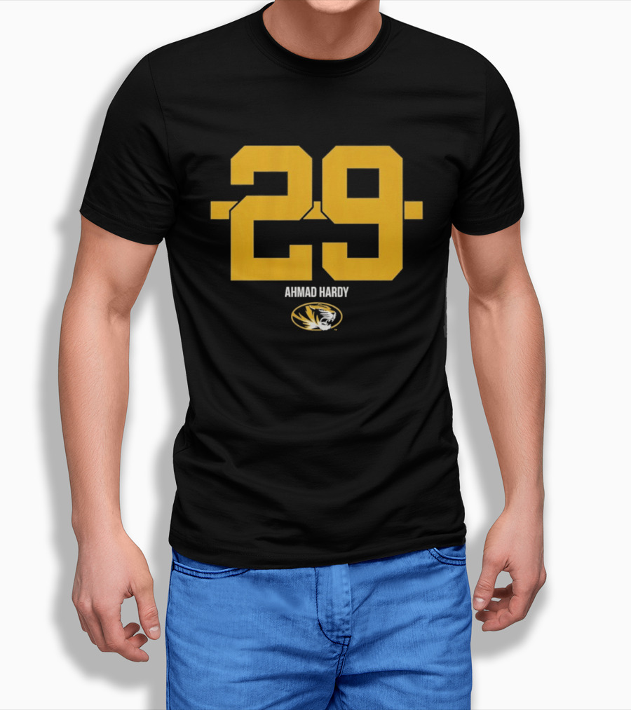 Ahmad Hardy 29 Missouri Tigers NCAA Football T-Shirt