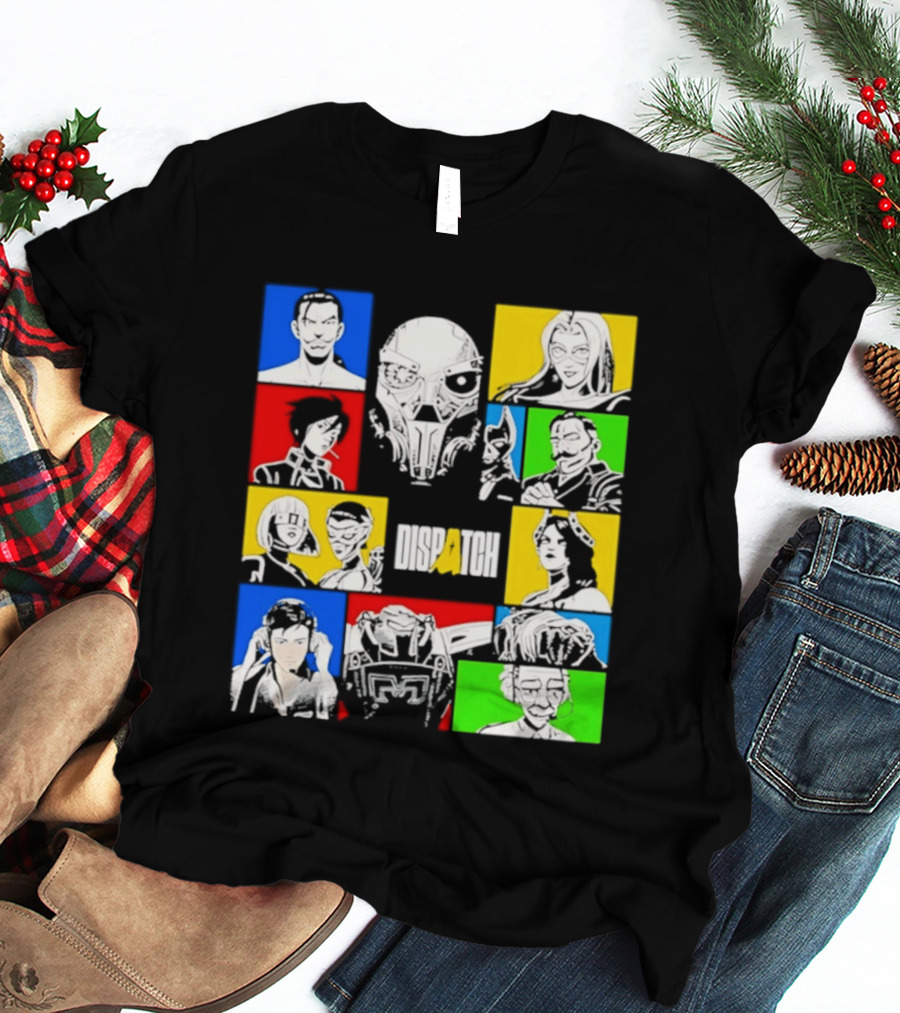 Blizzard Entertainment Over Hero Ensemble Characters T-Shirt