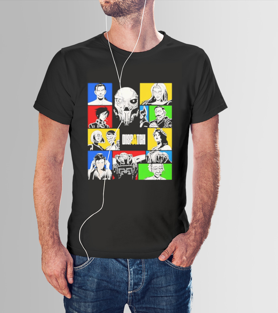Blizzard Entertainment Over Hero Ensemble Characters T-Shirt