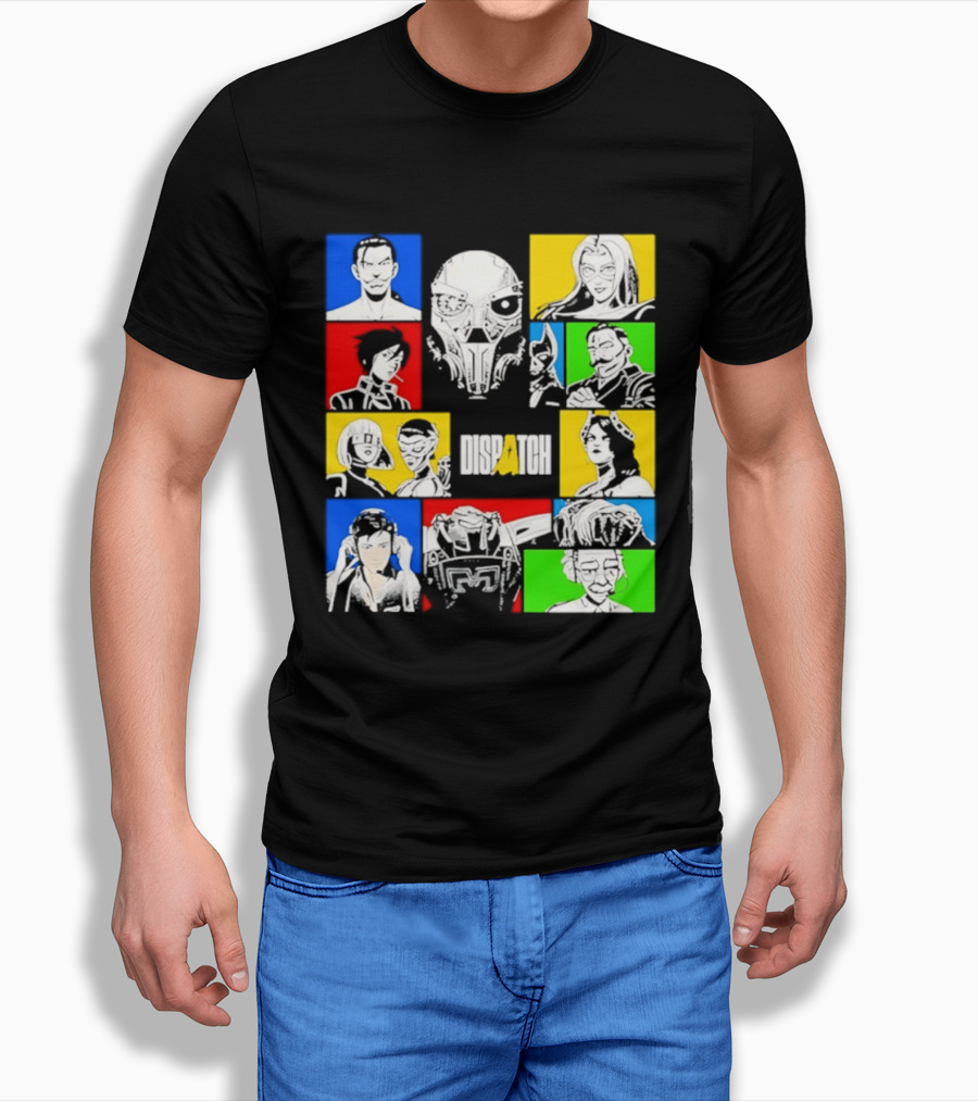 Blizzard Entertainment Over Hero Ensemble Characters T-Shirt