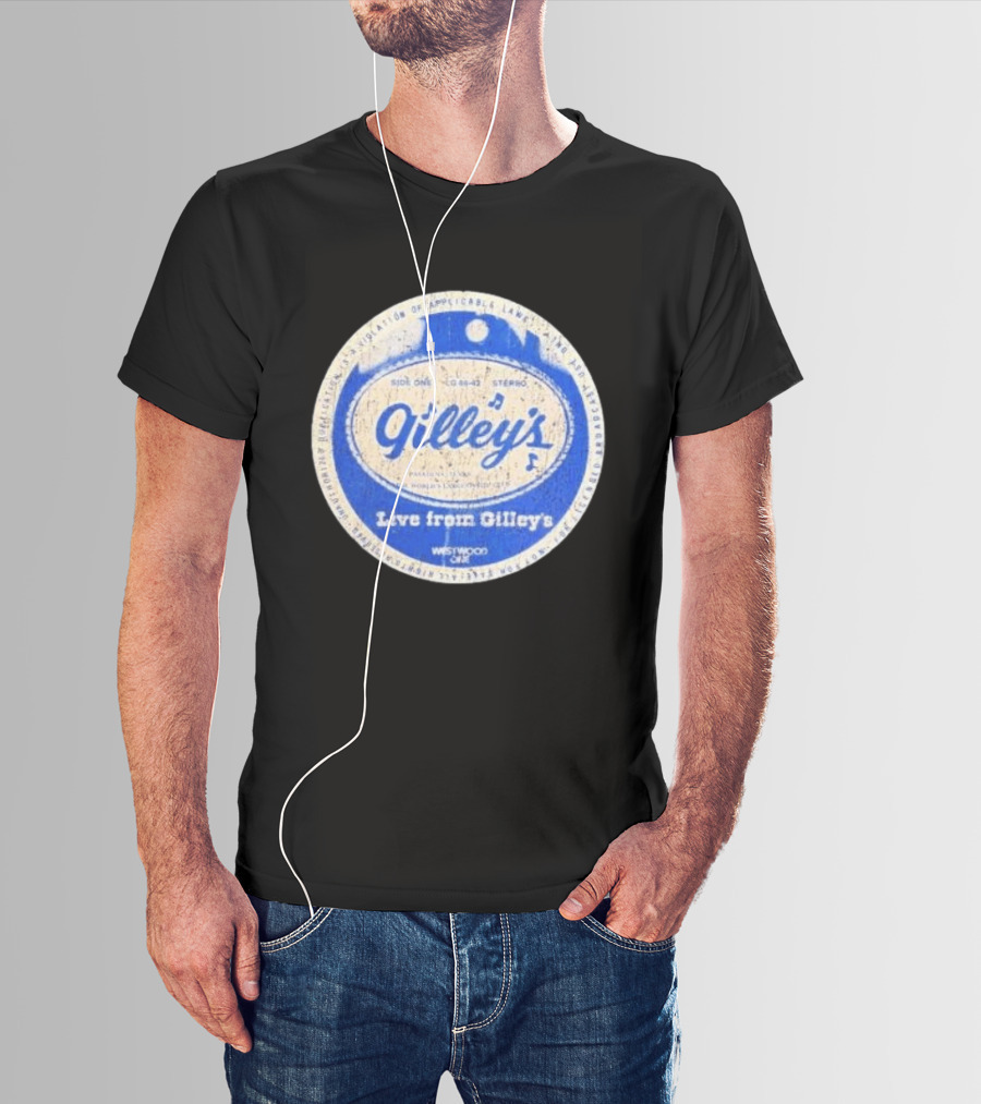 Live From Gilley's Pasadena Texas Side One LC 8642 Stereo Westwood One Nite Club T-Shirt