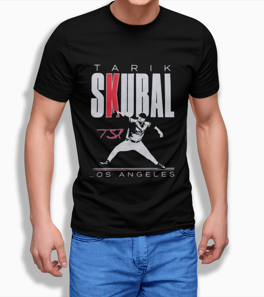 Tarik Skubal Los Angeles Dodgers Pitcher Graphic 27 T-Shirt