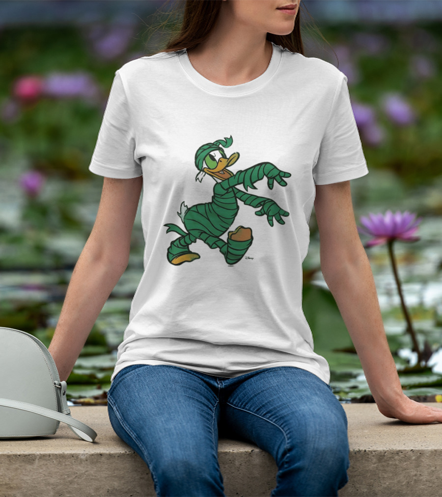 Donald Duck Mummy Costume Halloween Fun T-Shirt