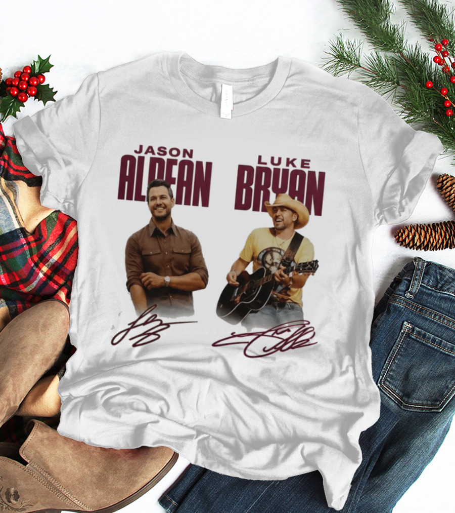 Montana Grizzlies Jason Aldean Luke Bryan Collaboration T-Shirt