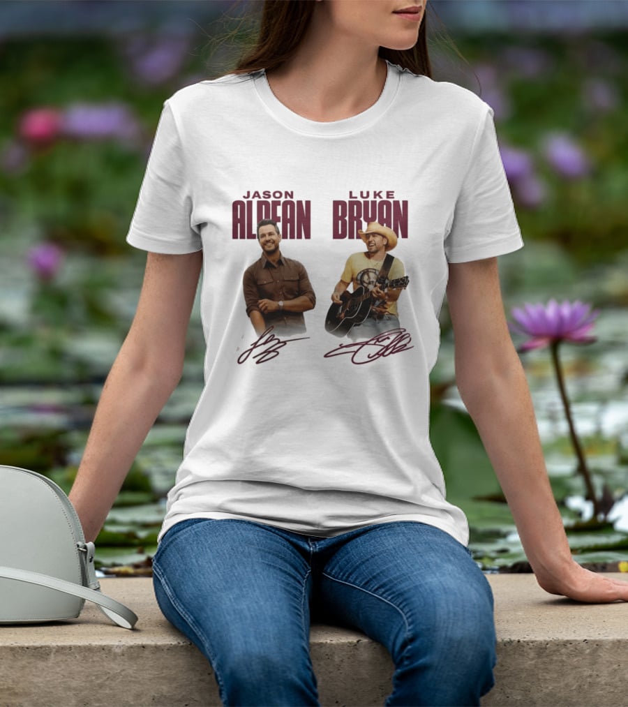 Montana Grizzlies Jason Aldean Luke Bryan Collaboration T-Shirt