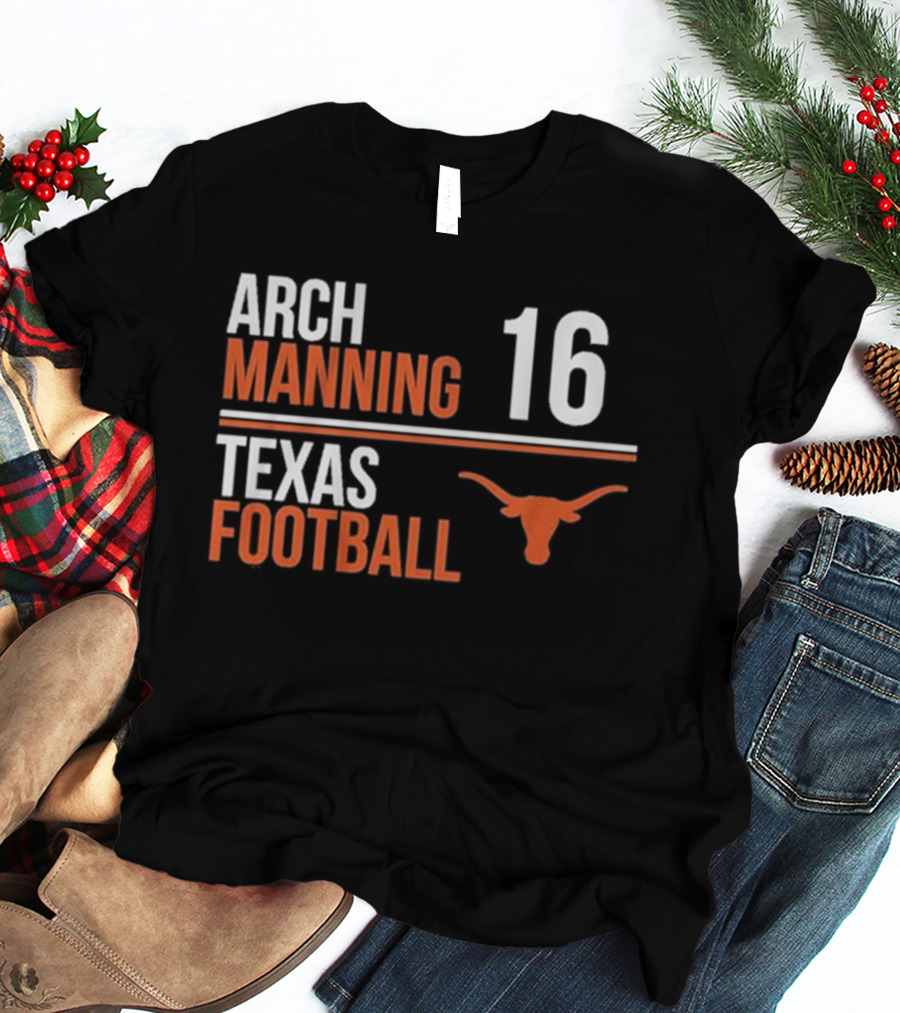 Arch Manning 16 Texas Longhorns Football T-Shirt