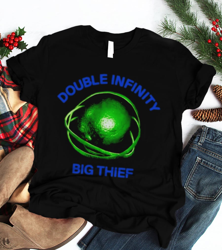 Double Infinity Big Thief Green Planet Sphere T-Shirt