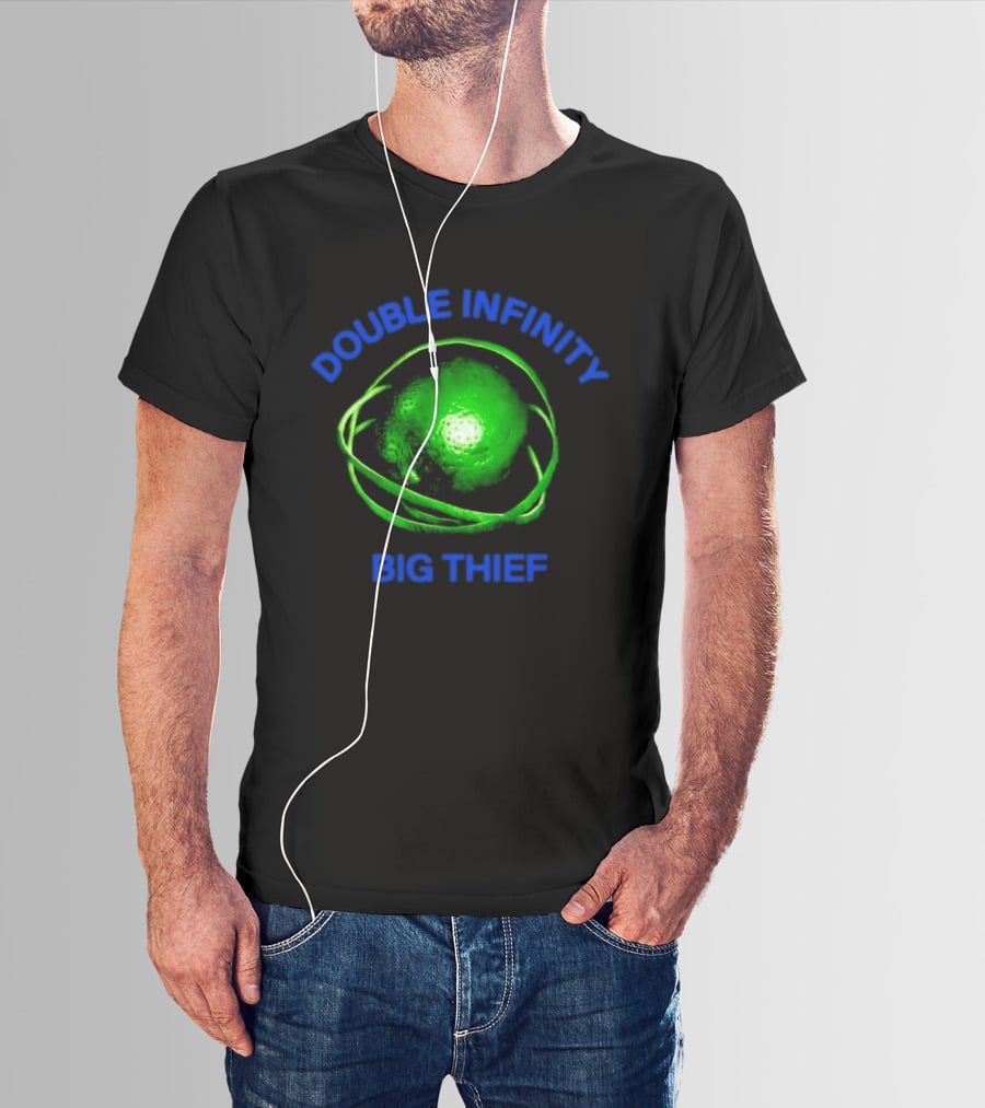 Double Infinity Big Thief Green Planet Sphere T-Shirt
