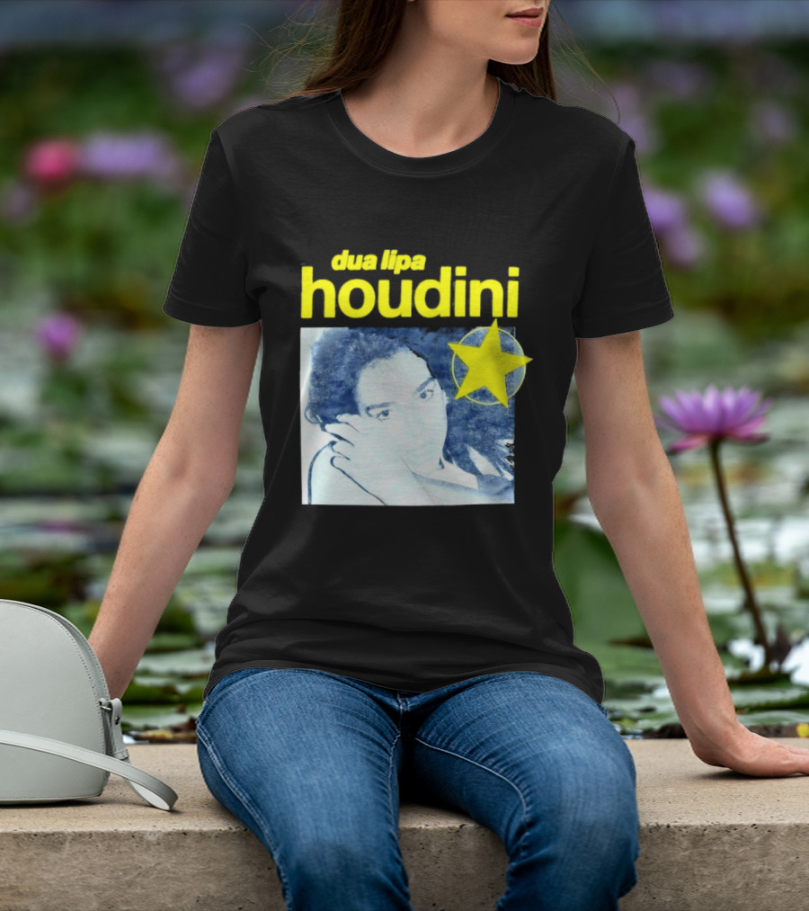 Dua Lipa Houdini Pop Music Radical Optimism Yellow Star T-Shirt
