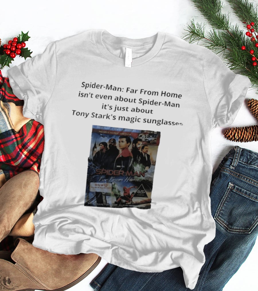 Spider Man Far From Home Magic Sunglasses Includes 48 Page Mini Book T-Shirt