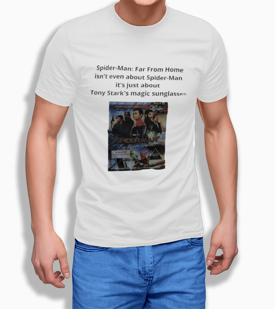 Spider Man Far From Home Magic Sunglasses Includes 48 Page Mini Book T-Shirt