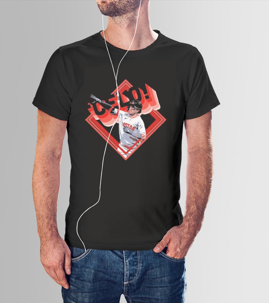 Boston Red Sox Marcelo Mayer Baseball Star Pose T-Shirt
