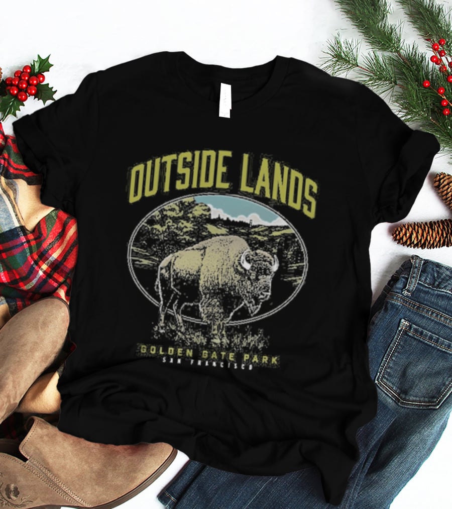 Outside Lands Golden Gate Park Bison San Francisco 2026 California T-Shirt
