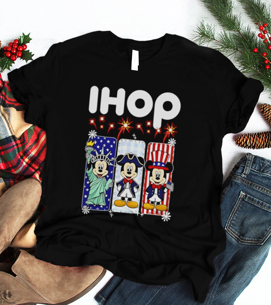 IHOP Mickey Mouse America 250th Anniversary Celebration T-Shirt