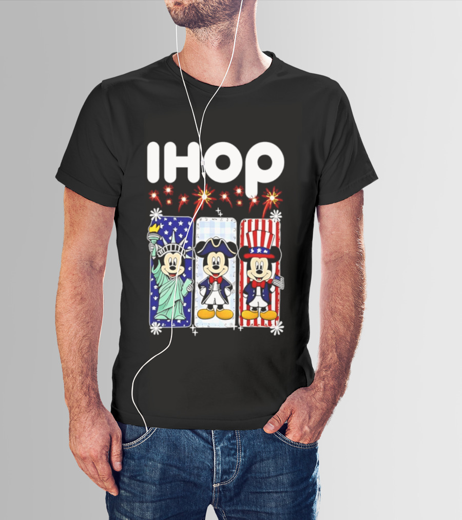 IHOP Mickey Mouse America 250th Anniversary Celebration T-Shirt