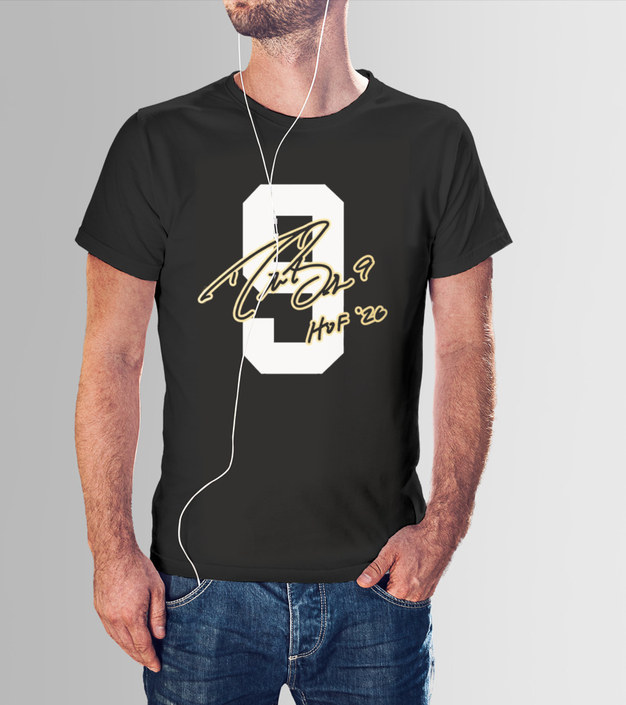 Drew Brees 9 HOF 2026 Elected Saints T-Shirt