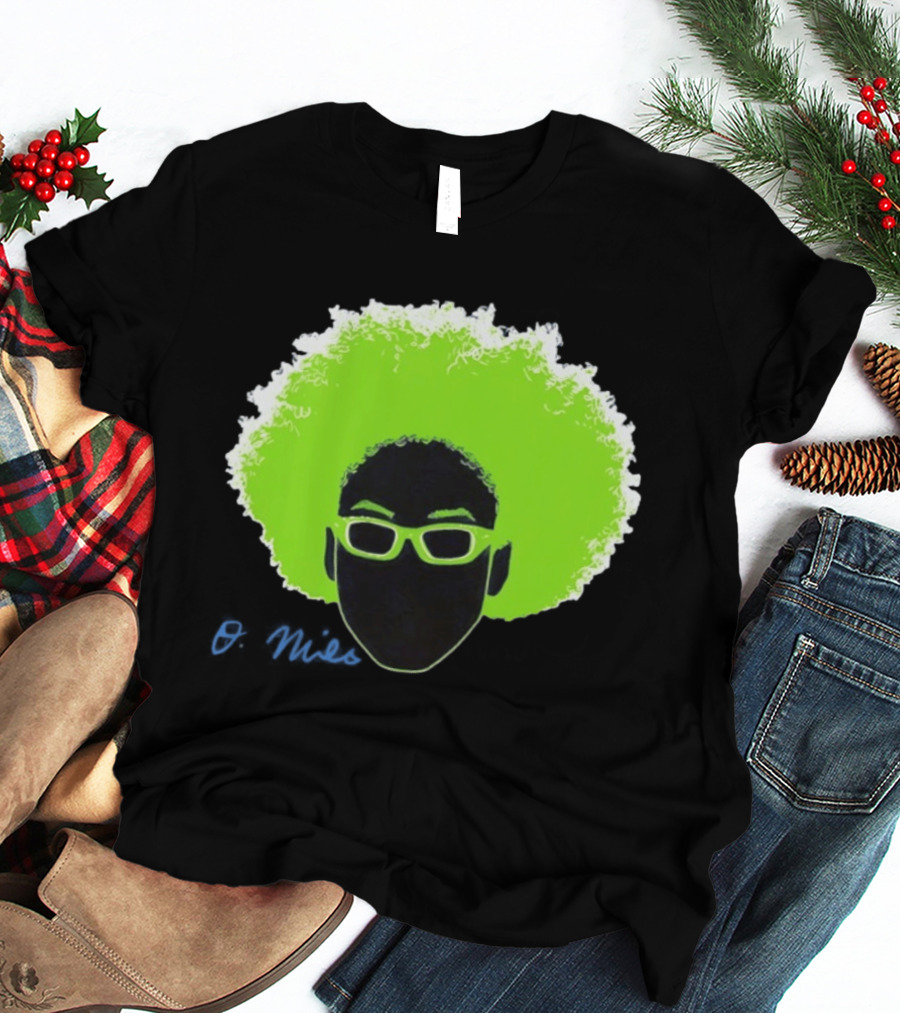 Olivia Miles Minnesota Lynx 2026 WNBA Green Afro And Glasses T-Shirt