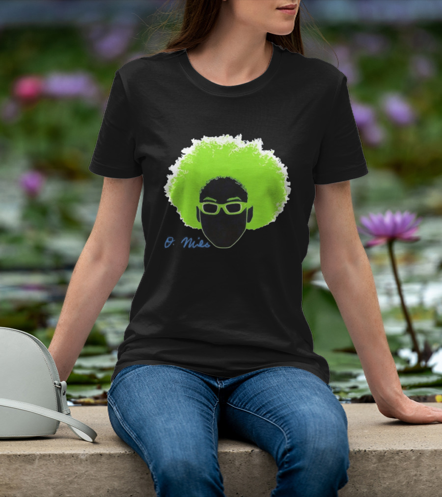 Olivia Miles Minnesota Lynx 2026 WNBA Green Afro And Glasses T-Shirt