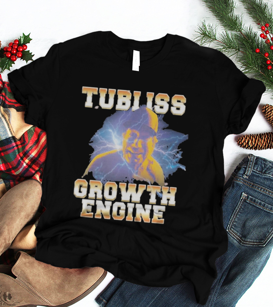 Tubi Iss Growth Engine Electric Blue Lightning T-Shirt