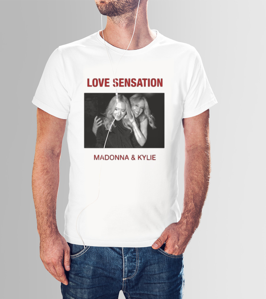 Madonna Kylie Love Sensation 2026 Remix T-Shirt