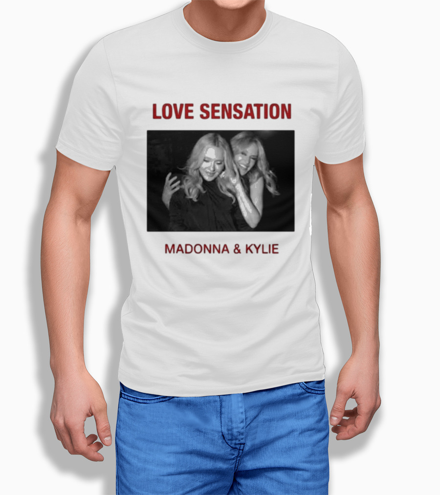 Madonna Kylie Love Sensation 2026 Remix T-Shirt