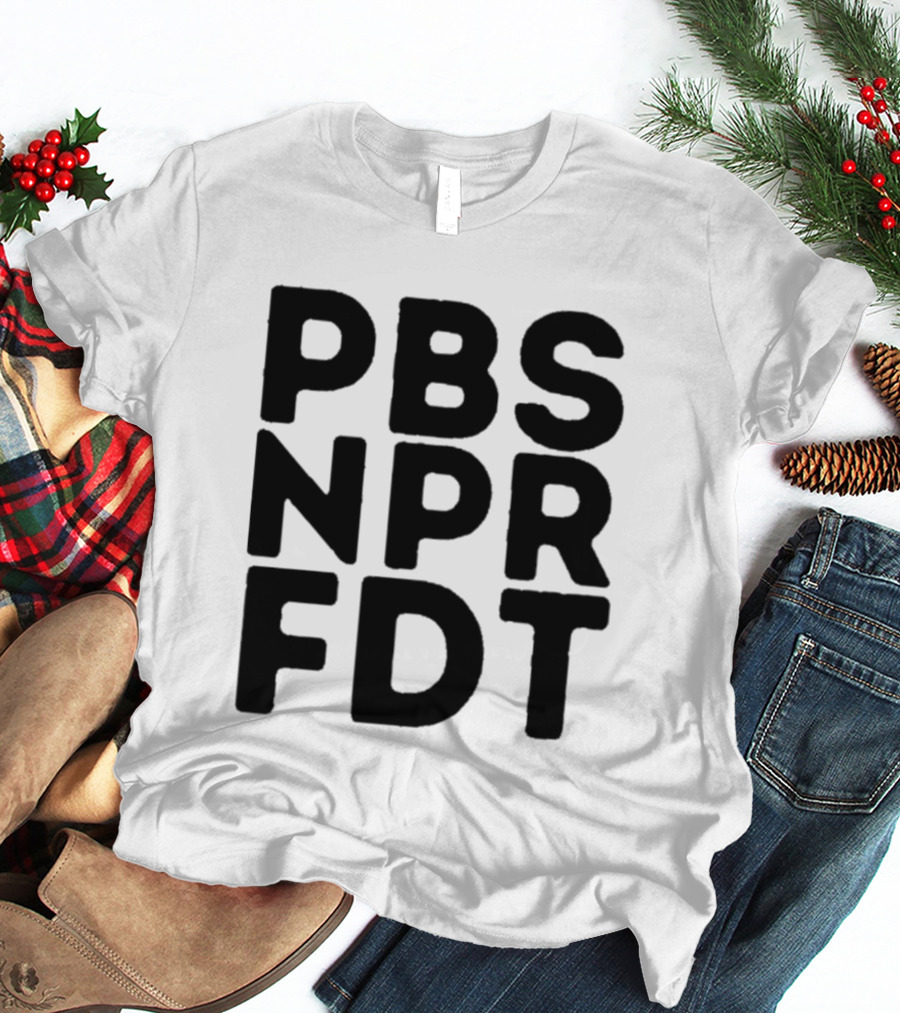 PBS NPR FDT Bold Alphabet Blocks T-Shirt