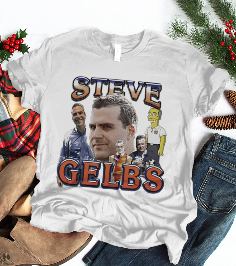 Steve Gelbs Simpsons Character Collage 2026 T-Shirt