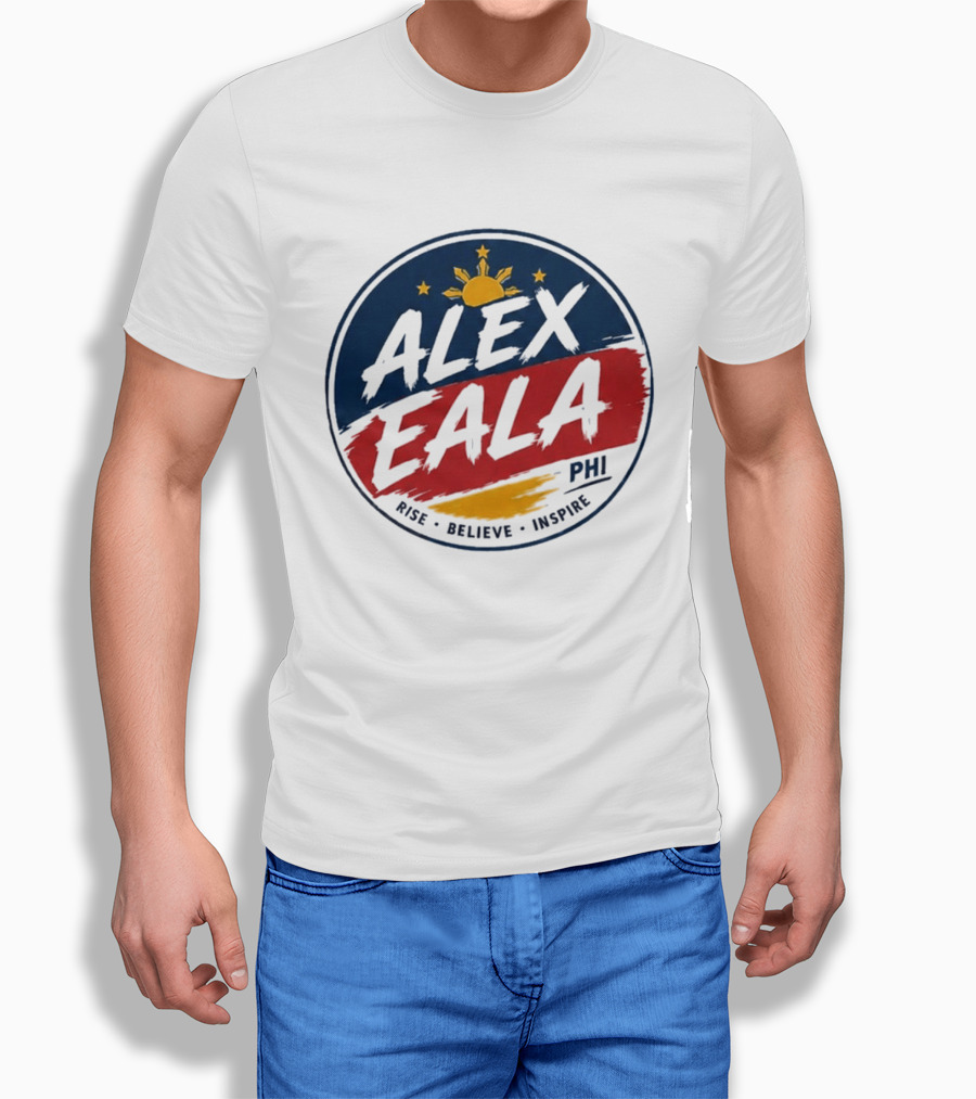 Alex Eala Rise Believe Inspire Philippine Flag Sun Stars T-Shirt