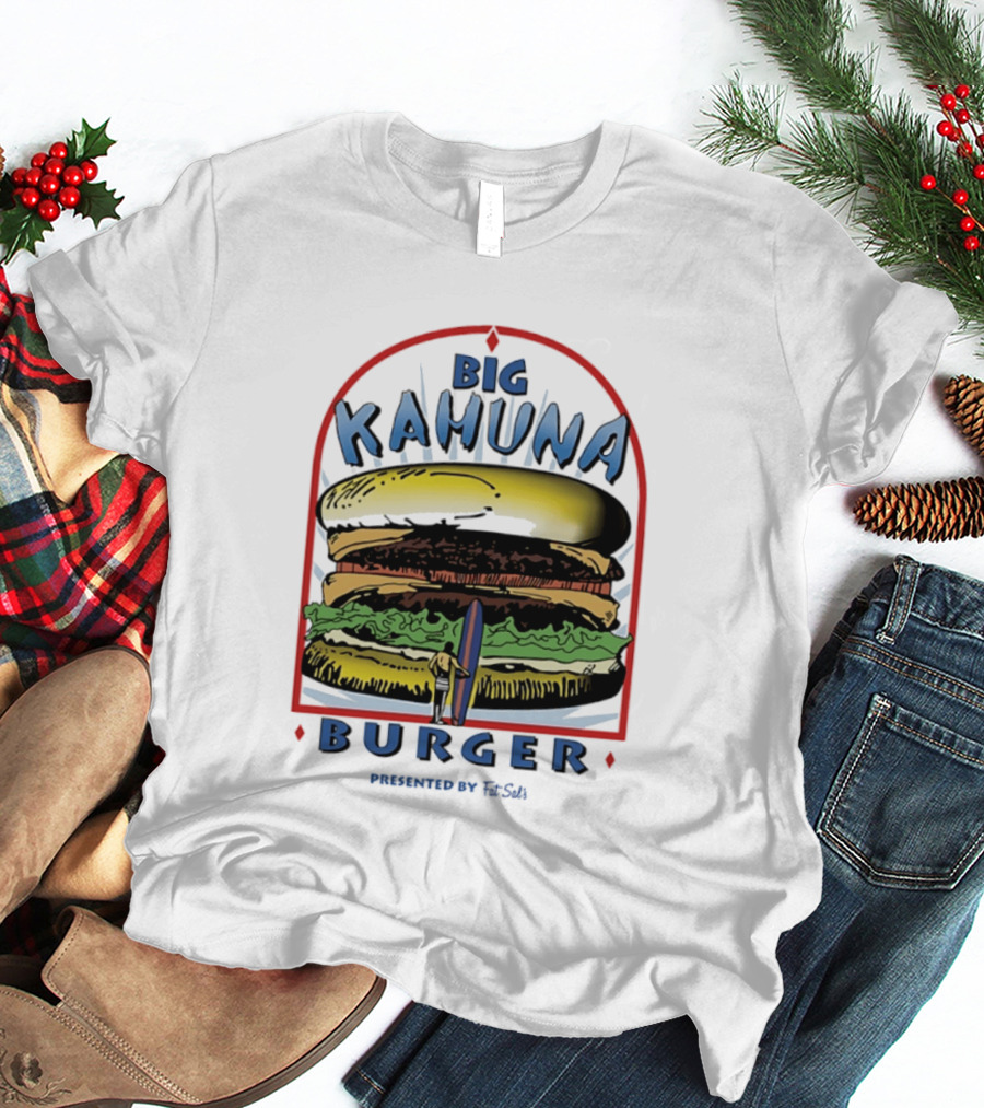 Big Kahuna Burger Fat Sal's Surfing Sandwich Arch T-Shirt