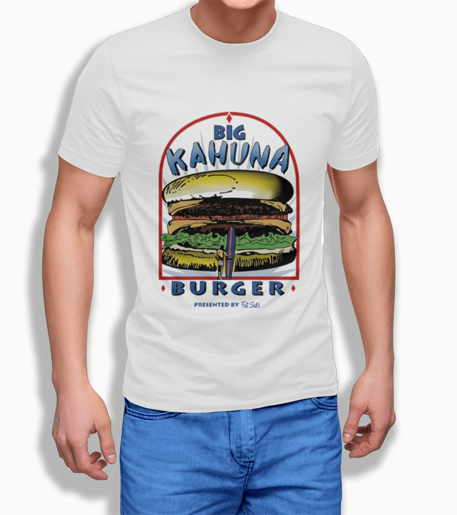 Big Kahuna Burger Fat Sal's Surfing Sandwich Arch T-Shirt