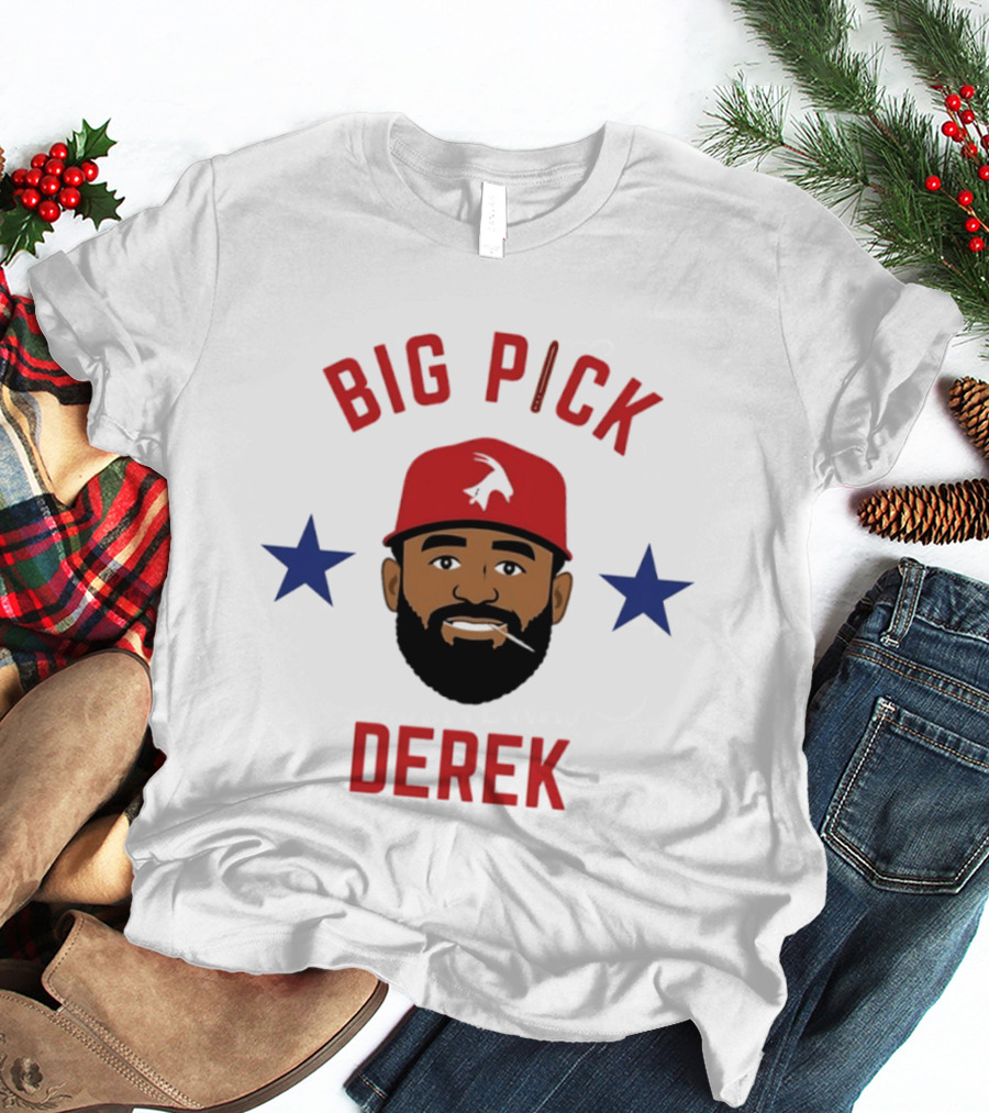 Big Pick Derek Philadelphia Phillies Baseball Stars T-Shirt