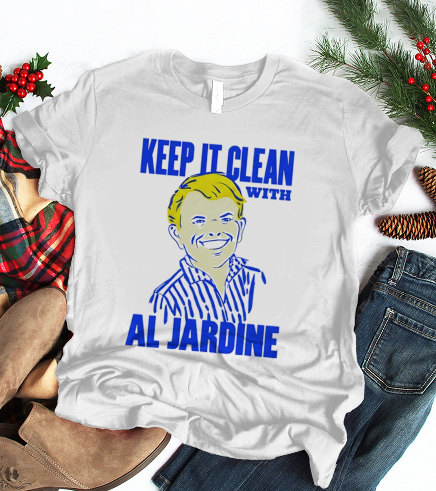 Keep It Clean With Al Jardine Blue Yellow T-Shirt