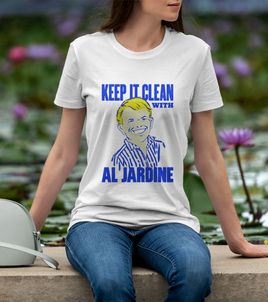 Keep It Clean With Al Jardine Blue Yellow T-Shirt