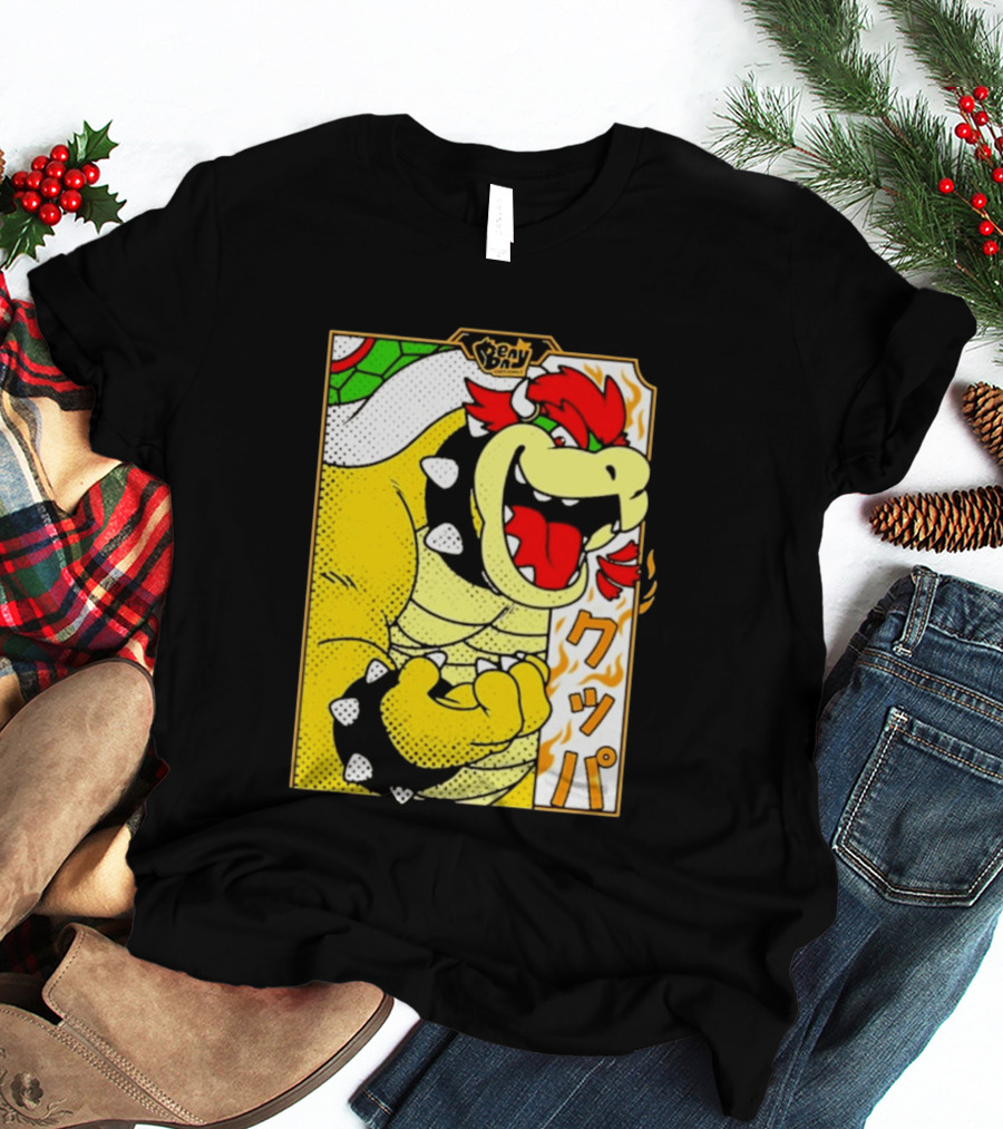Bowser Japanese Pop Art Comic Style T-Shirt