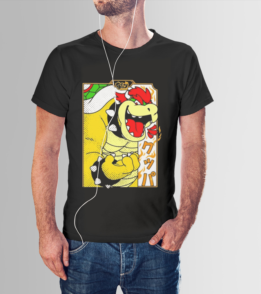 Bowser Japanese Pop Art Comic Style T-Shirt