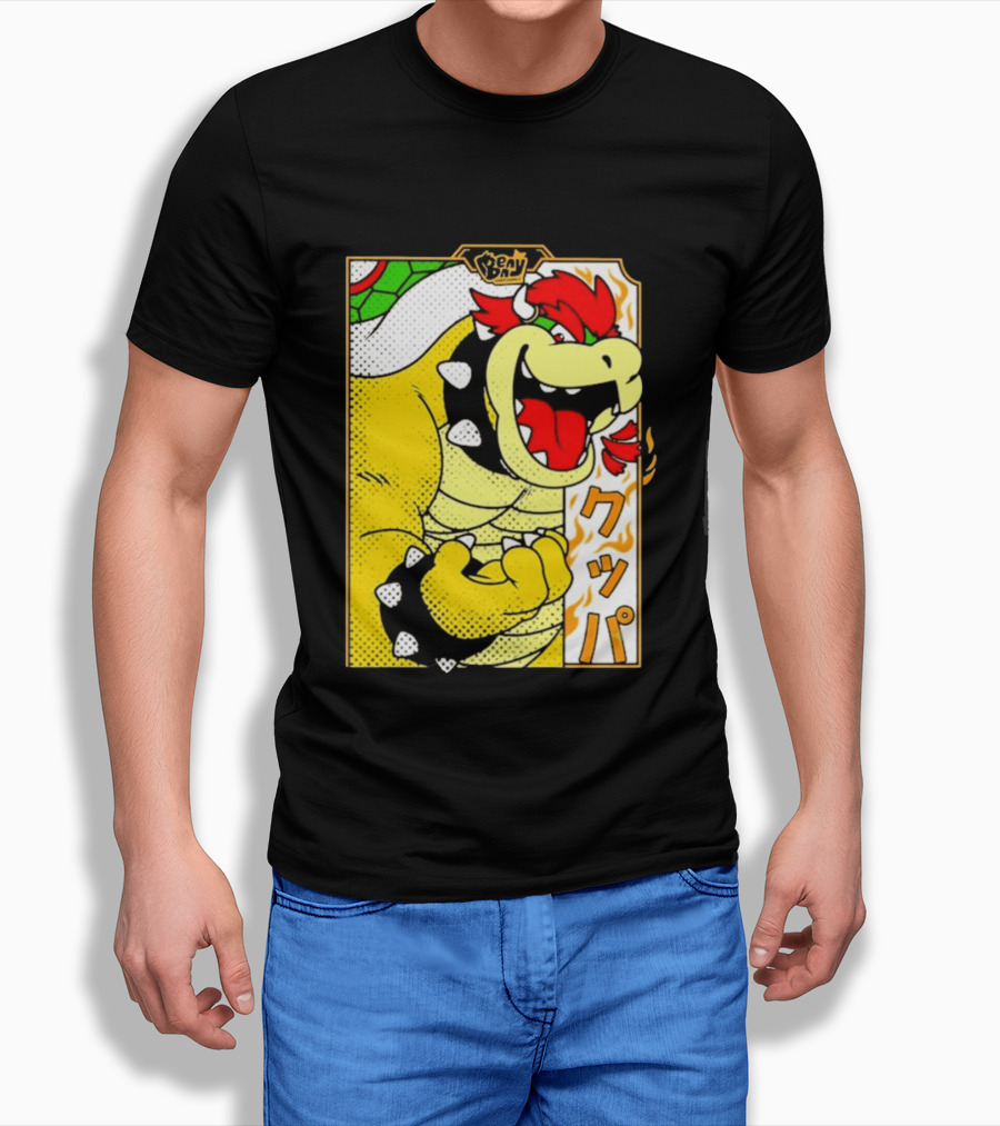 Bowser Japanese Pop Art Comic Style T-Shirt