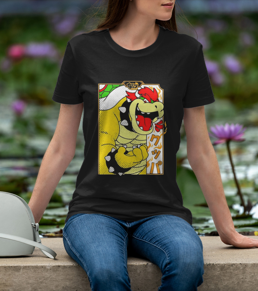 Bowser Japanese Pop Art Comic Style T-Shirt