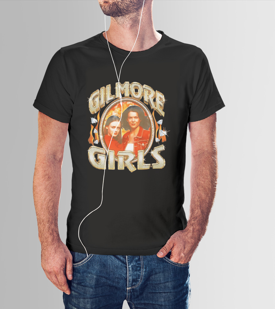 Gilmore Girls Flame Diamond 90s Bootleg T-Shirt
